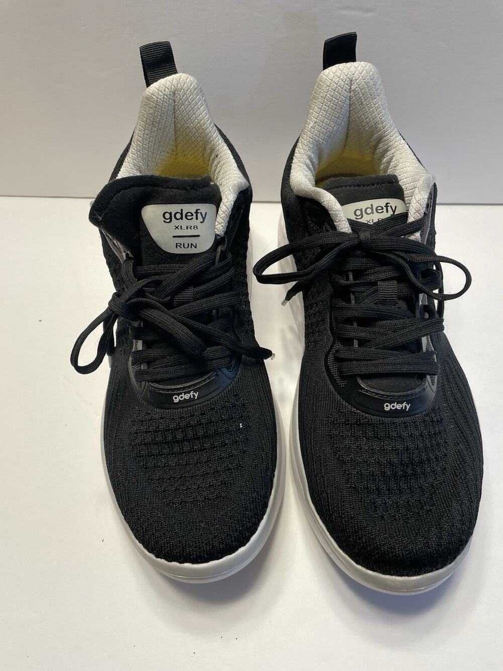 Gravity Defyer Mens 9 4E gdefy XLR8 Run TB9034MLS-XW Black Running Shoes Lace Sz
